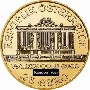 Austria Philharmonic Gold Coin 1/4 oz (Random Year)