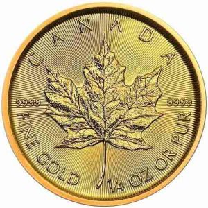 Canada Maple Leaf Gold Coin - 1/4 oz - Random Year