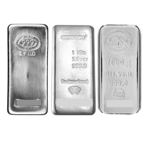 LBMA Silver Bar - 1 Kg - Various Brands