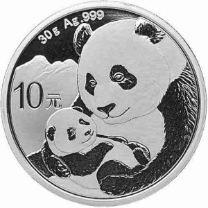 Silver Coin China Panda 2019 30 g Panda | Global City Bullion China Panda 30 gram Silver Coin 2019