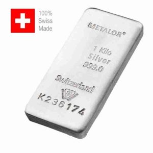 Metalor Silver Bar - Cast - 1 kg