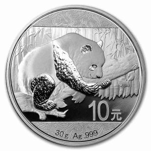 Silver Coin China Panda 2016 30 g Rev | Global City Bullion