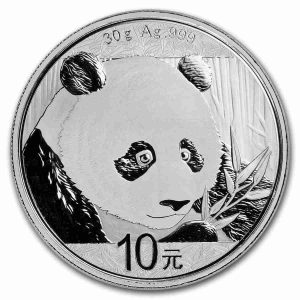 Silver Coin China Panda 2018 30 g Rev | Global City Bullion