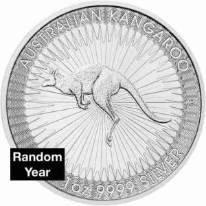 Australia Kangaroo Silver Coin - Random Year - 1 oz