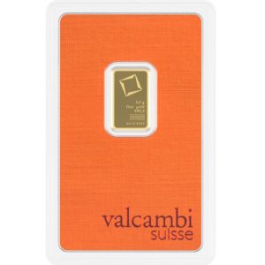 Valcambi Gold Bar - 2.5 gram