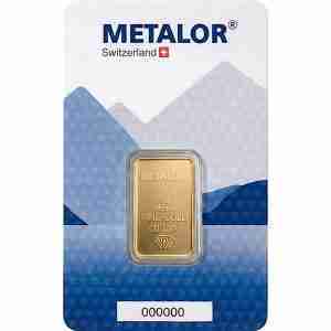 5 gram Metalor Gold Bar (Blue Alps Certicard)